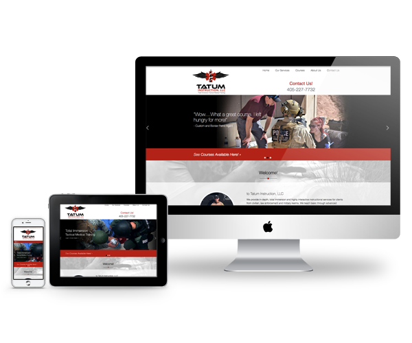 Website design for Tatum Instruction, LLC