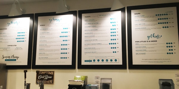 Life & Honey Menu Boards