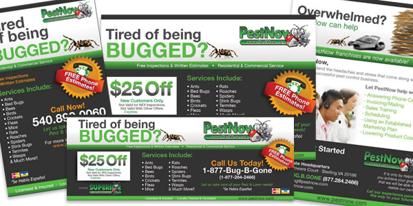 Pest Now Print Ads