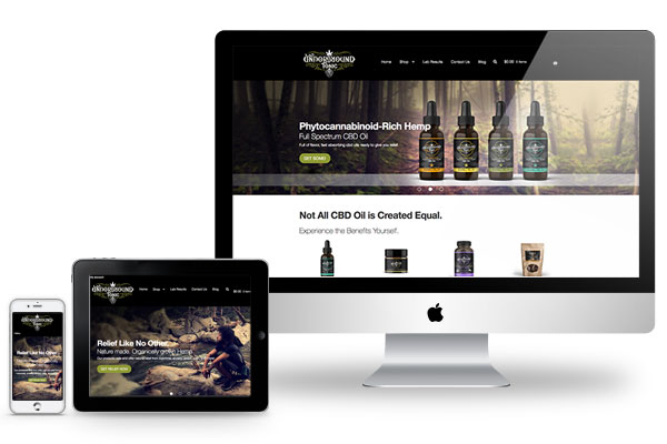 Underground Tonic's Responsive Website design