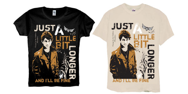 Nick Jonas Foundation tees