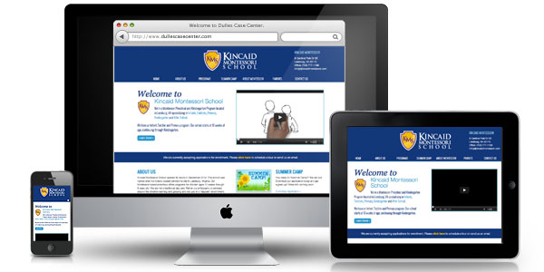 Website Design and Development for Kincaid Montessori School
